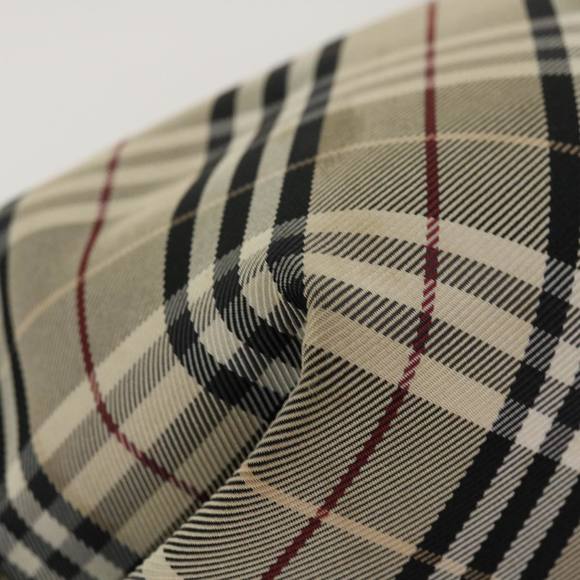 BURBERRY Nova Check Shoulder Bag Nylon Beige Auth 39630 - Picture 15 of 16